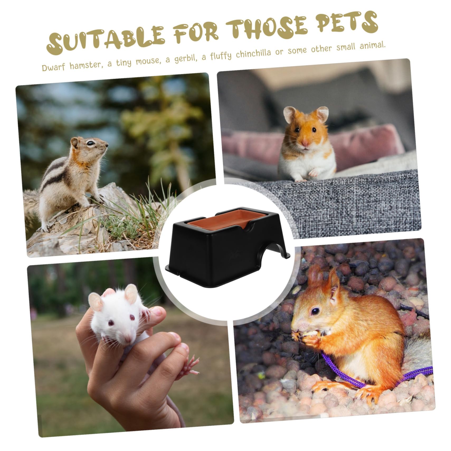 Happyyami 3pezzi Caverna Per Rettili Ceramica Umidificata Rifugio Versatile Per Tartarughe e Animali Domestici Habitat Naturale Per Terrario Nascondiglio Decorativo Per Rettili e Anfibi