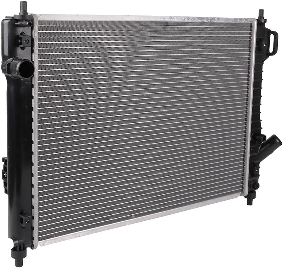 SCITOO Auto Engine Radiator x1 & A/C Condenser x1 Compatible with 2009-2011 for Chevrolet for Aveo 1.6L 2009-2011 for Aveo5 1.6L 2009-2010 for Pontiac for G3 1.6L 2009 for Pontiac for G3 Wave 1.6L