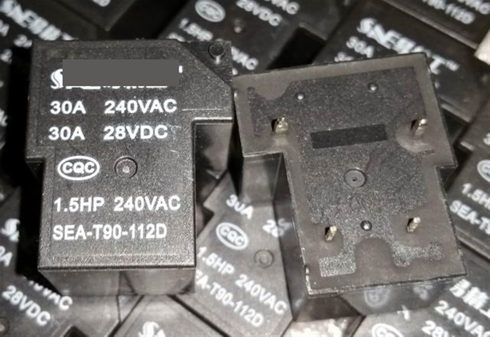 Relé T-90-1A-12V-4P-30A de 4 pines automotriz de alta potencia 2