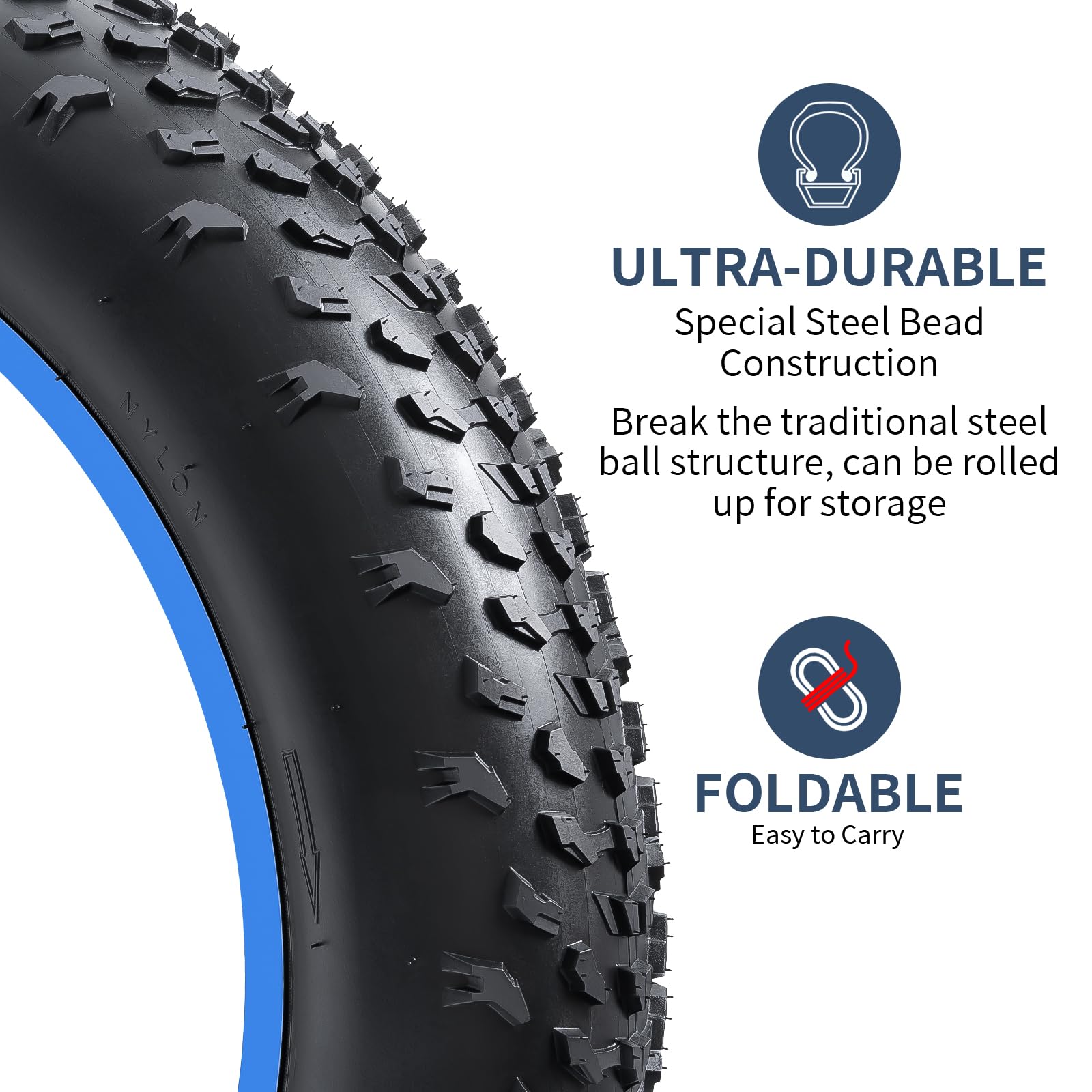 YUNSCM 2-PCS 20-inch Heavy Duty 20x4.0/98-406 Fat E-Fietsbanden 20inch FatFietsbanden Compatible with Electric 20x4.0 20X4 All-Terrain Directional TreadFietsbanden (Y-1327 YUNSCM 2-PCS 20-inch Heavy Duty 20x4.0/98-406 Fat E-Fietsbanden 20inch FatFietsbanden Compatible with Electric 20x4.0 20X4 All-Terrain Directional TreadFietsbanden (Y-1327