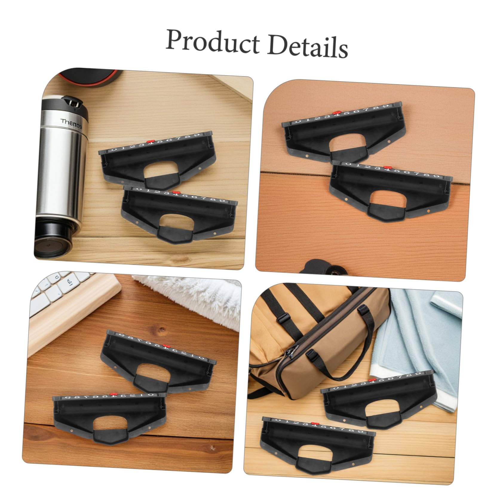 4 pièces Accessoires Hockey Table Compteurs Score Plastique Durables pour Jeu Hockey Table