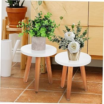 木製 自然形状 テーブル 観葉植物スタンド スツール スツール 花台 小物置き 天然木 | FIGARO