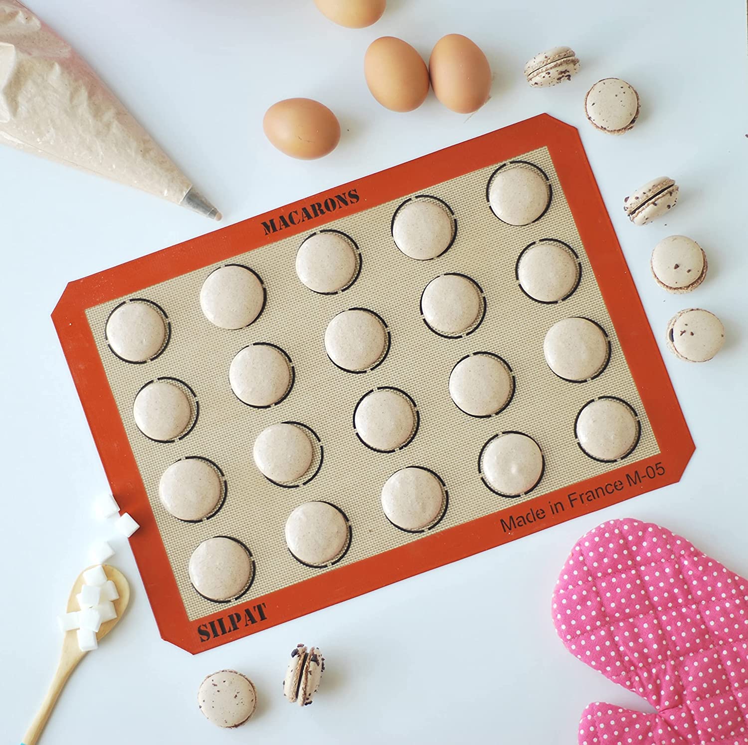 The Baking Therapy Macaron Baking Mat