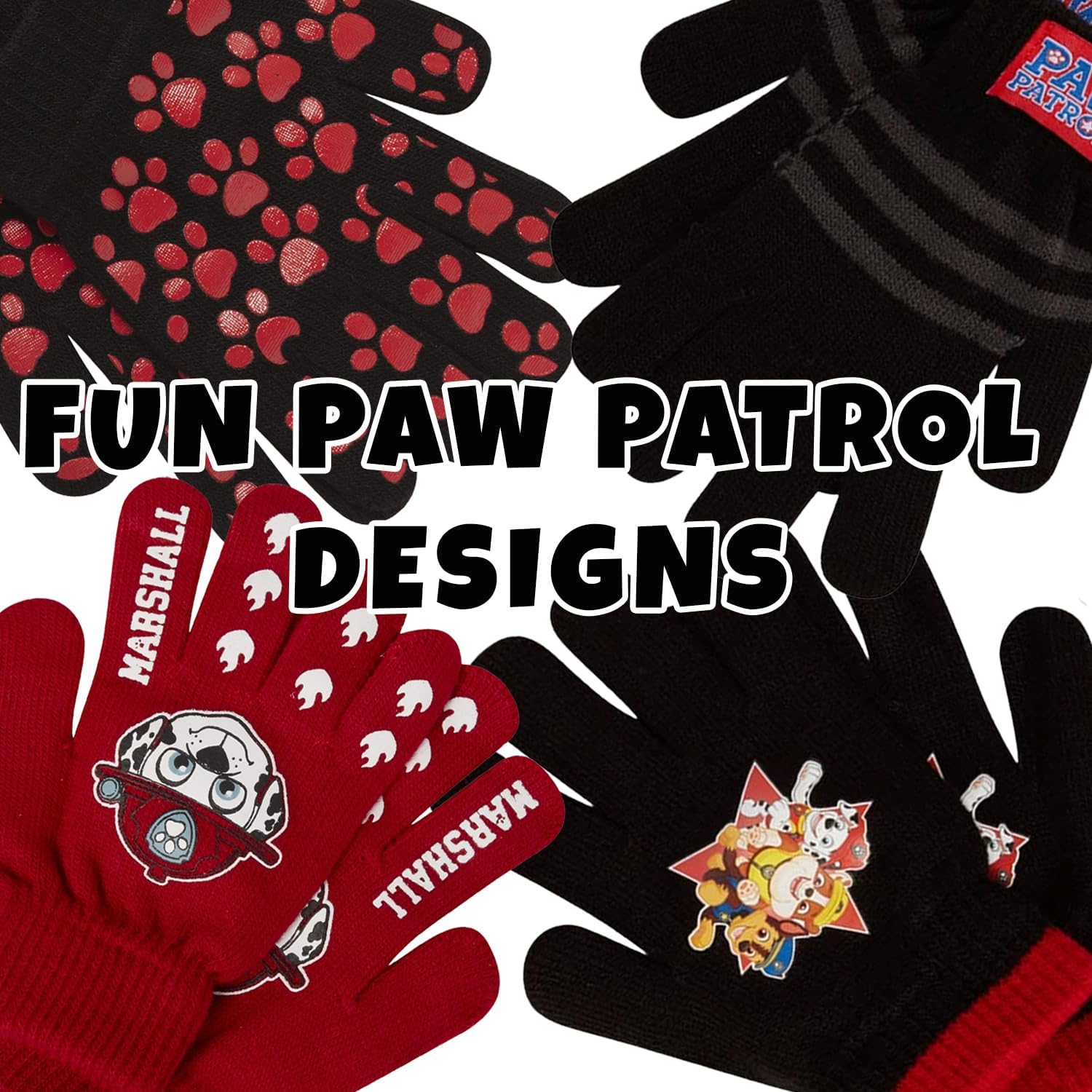 Nickelodeon Boys 4 Pack Mitten or Glove Set: Paw Patrol and Blaze (Toddler/Little Boys) - Image 3