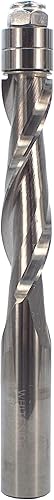 Miniatura 4 de RFT5200 CARBURO SÓLIDO 2 FLUTE UP-CUT SPIRAL FLUSH TRIM ROUTER BIT 12 DIA X 2" CL X 12" Vástago
