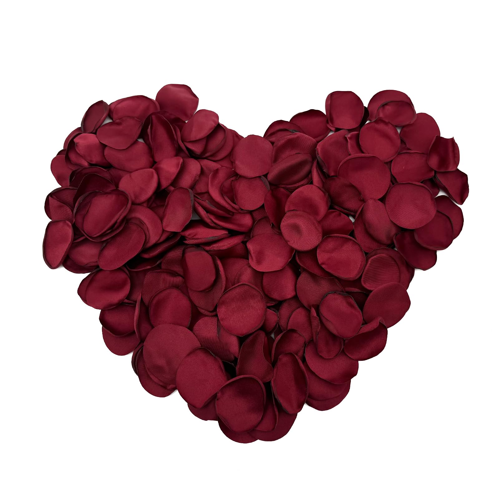 200 Stück Seiden Rosenblätter Burgunder - Wiederverwendbar Für Hochzeitsdeko