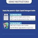 Ujala Top Load Liquid Detergent Super Saver 2L Refill Pack | Designed For Tough Dirt Removal | Superior Colour Care with Refreshing Fragrance | Ideal for Bucket Wash and Top Load Washing Machines gallery image