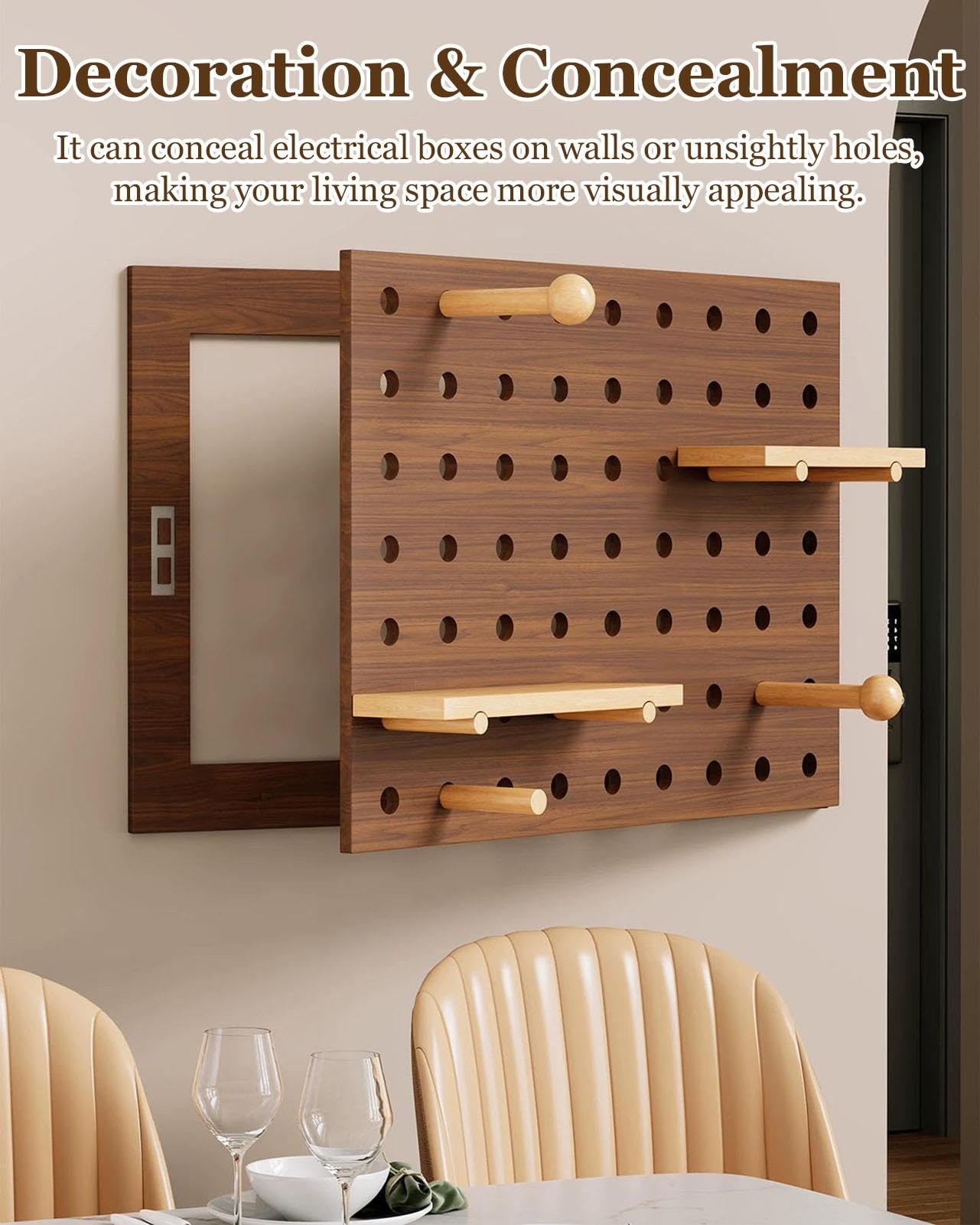 Stromkasten Verkleidung Seitenöffnung Holz-Pegboard-Schaltanlagen-Boxen