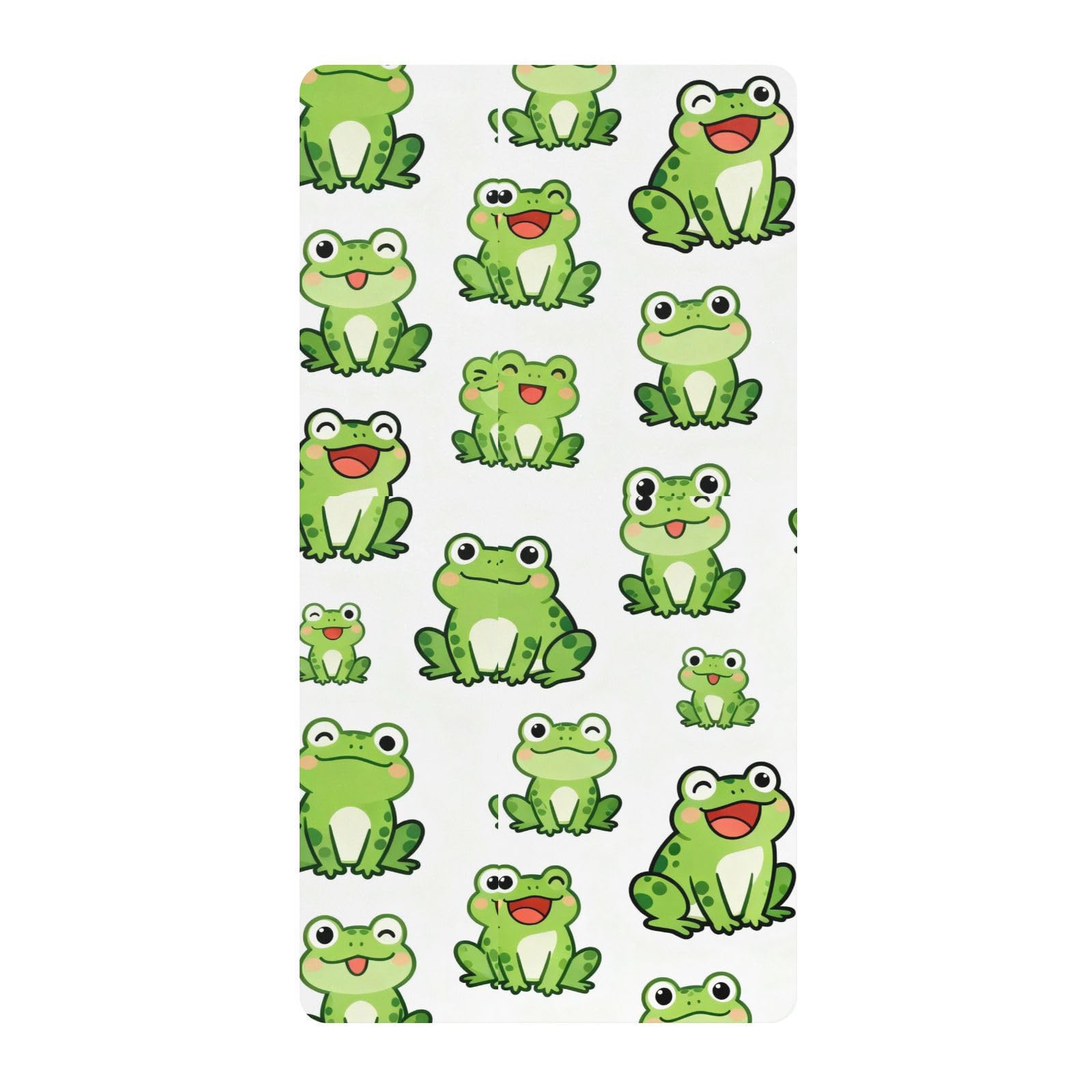 Parure de lit bébé en coton respirant et hypoallergénique grenouille