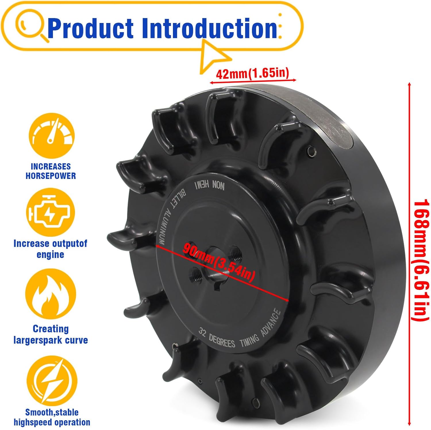 6695 Predator Flywheel Speedway Billet Flywheel For Predator 212cc