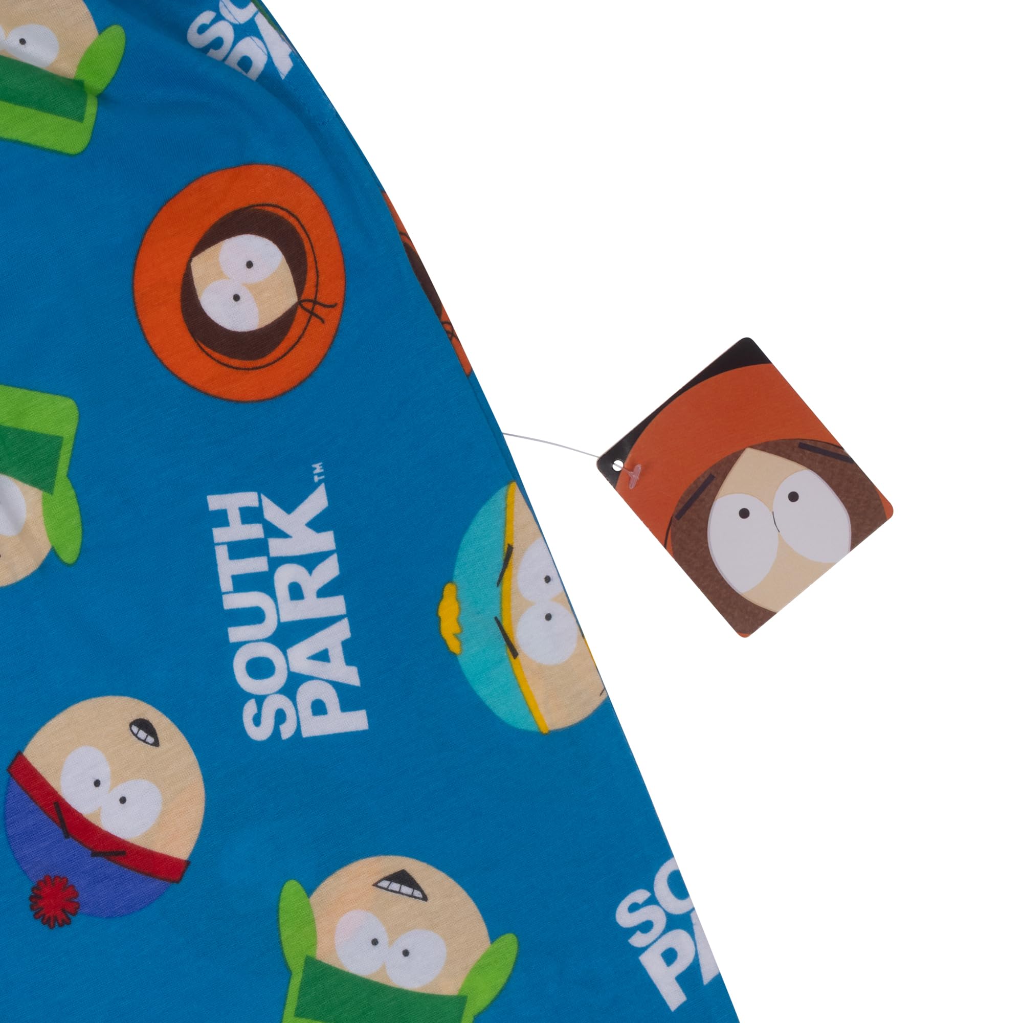 South Park 100% Cotone Pantaloni Pigiama da Uomo, Blu
