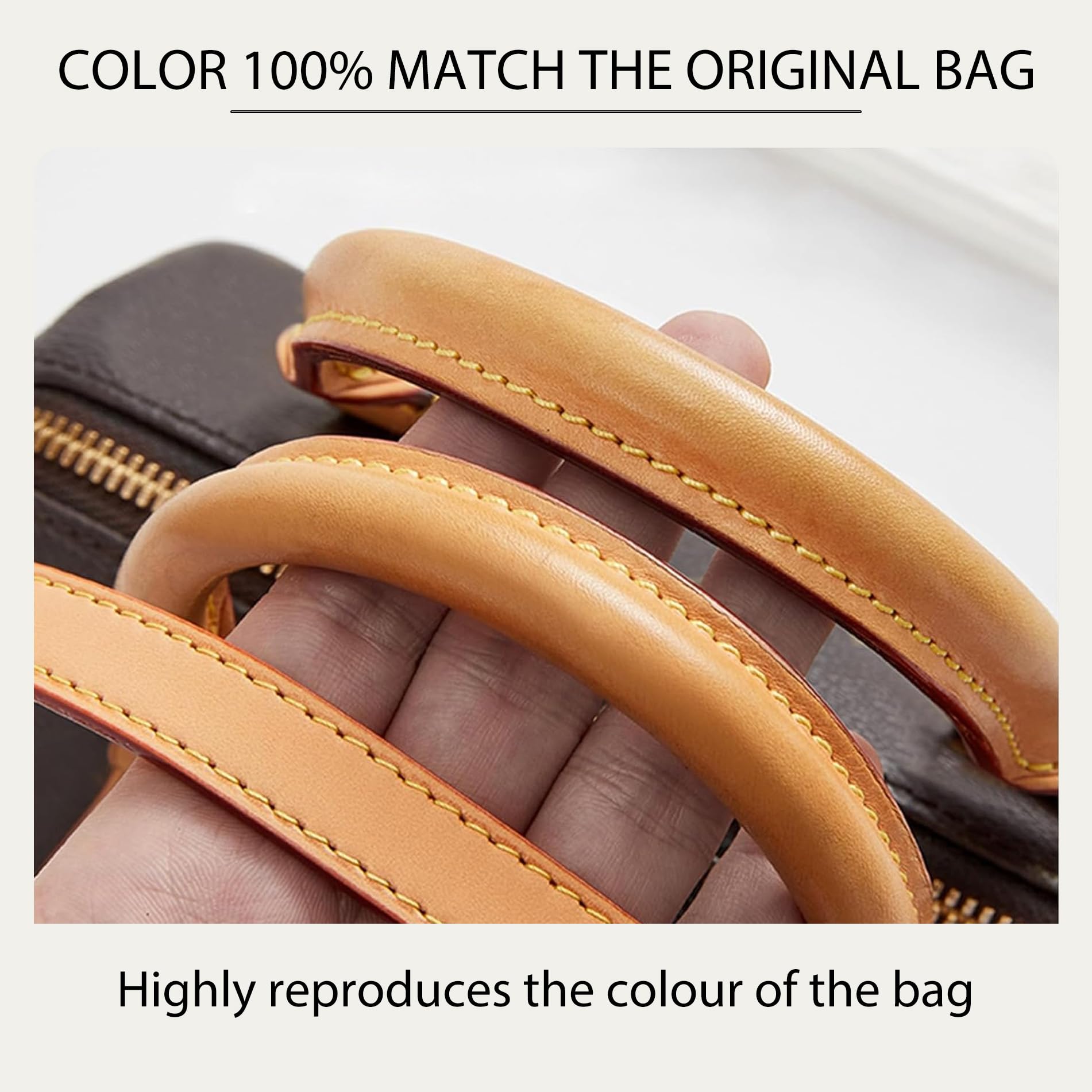 Amazon.com: SUZARO Vachetta Leather Purse Straps Replacement
