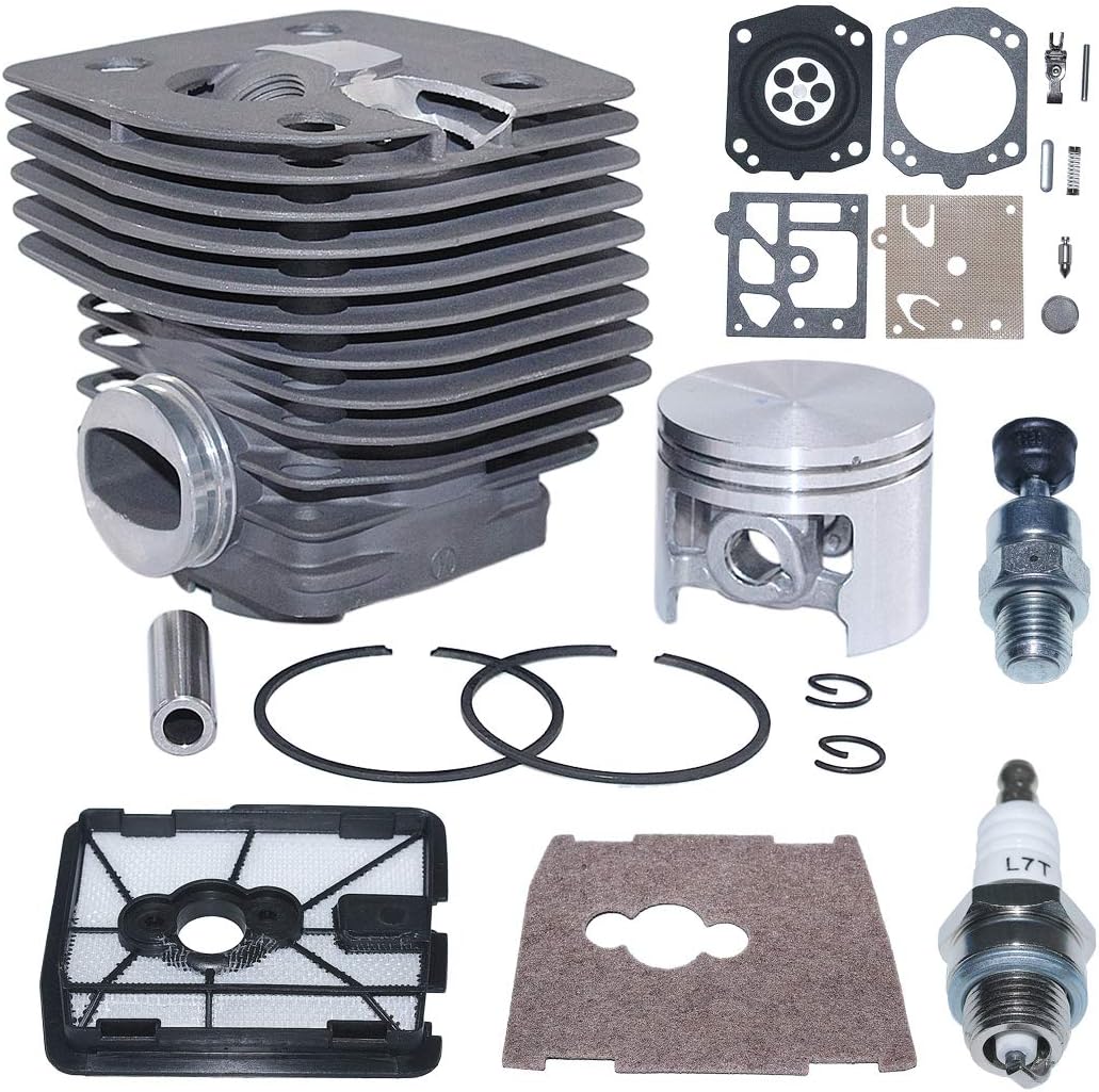 Cylinder Piston For Stihl FS550 FS420 FS420L FS550LAir Filter Cover Trimmer Part, Cylinder, Piston, Pin, Ring, Circlip, Air Filter Set, Spark Plug, Decompression Valve