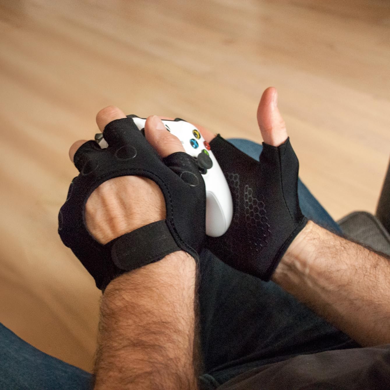 Gants de Jeu Anti-Transpiration sans Doigts PS4 Xbox One