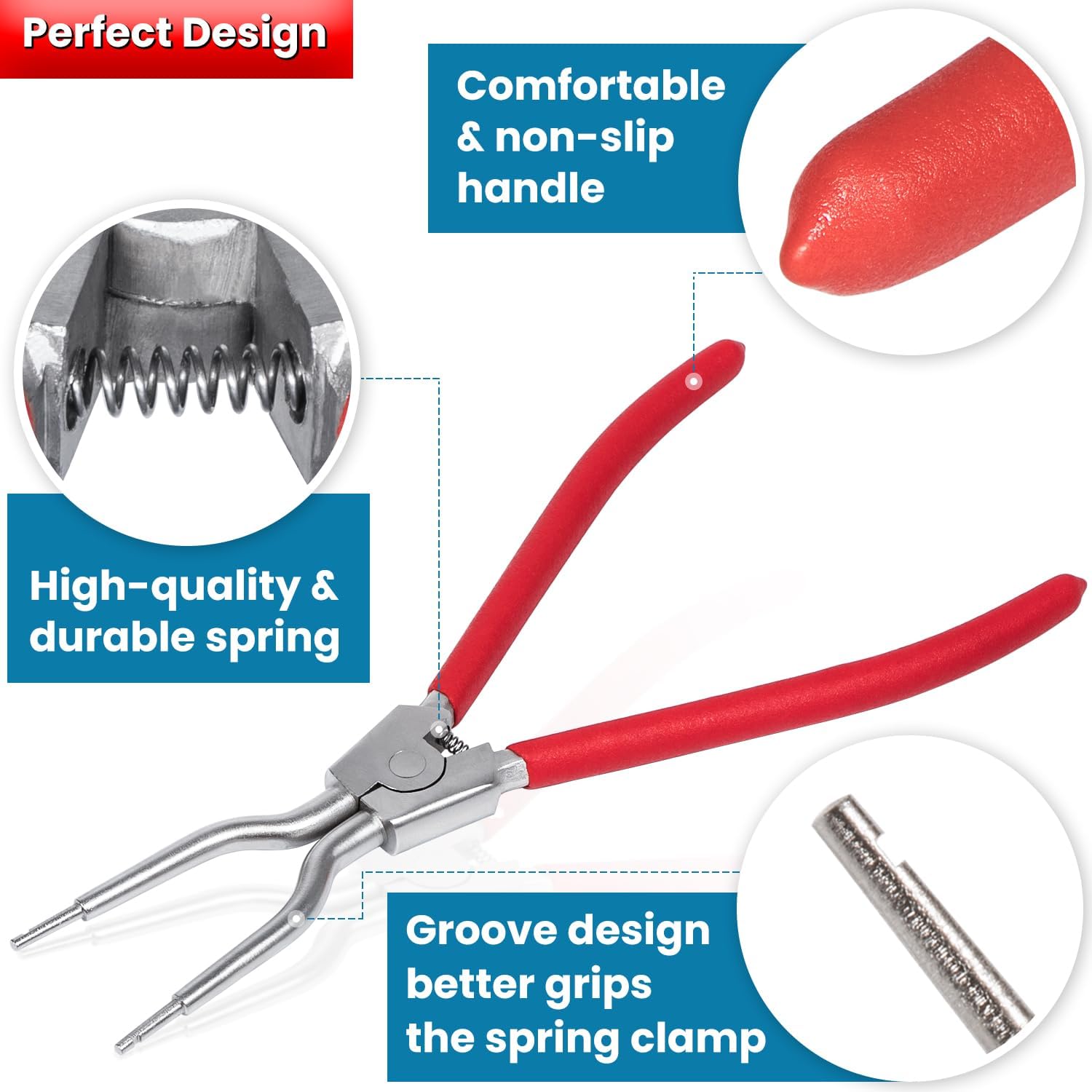 383EER4004A/383EER4001A Washing Machine Inner/Outer Spring Expansion Tool Washer Door Boot Seal Clamp Ring Removal Tool For 4986ER0004F/B/G, LG, Samsung, Kenmore, Whirlpool