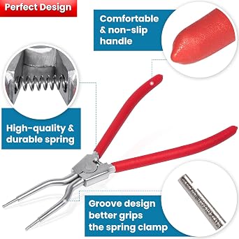 383EER4004A 383EER4001A Washing Machine Inner/Outer Spring Expansion Tool Washer Door Boot Seal Clamp Ring Removal Tool For LG, Samsung, Kenmore, Whirlpool, 4986ER0004F/B/G, Max 4.7 Expansion