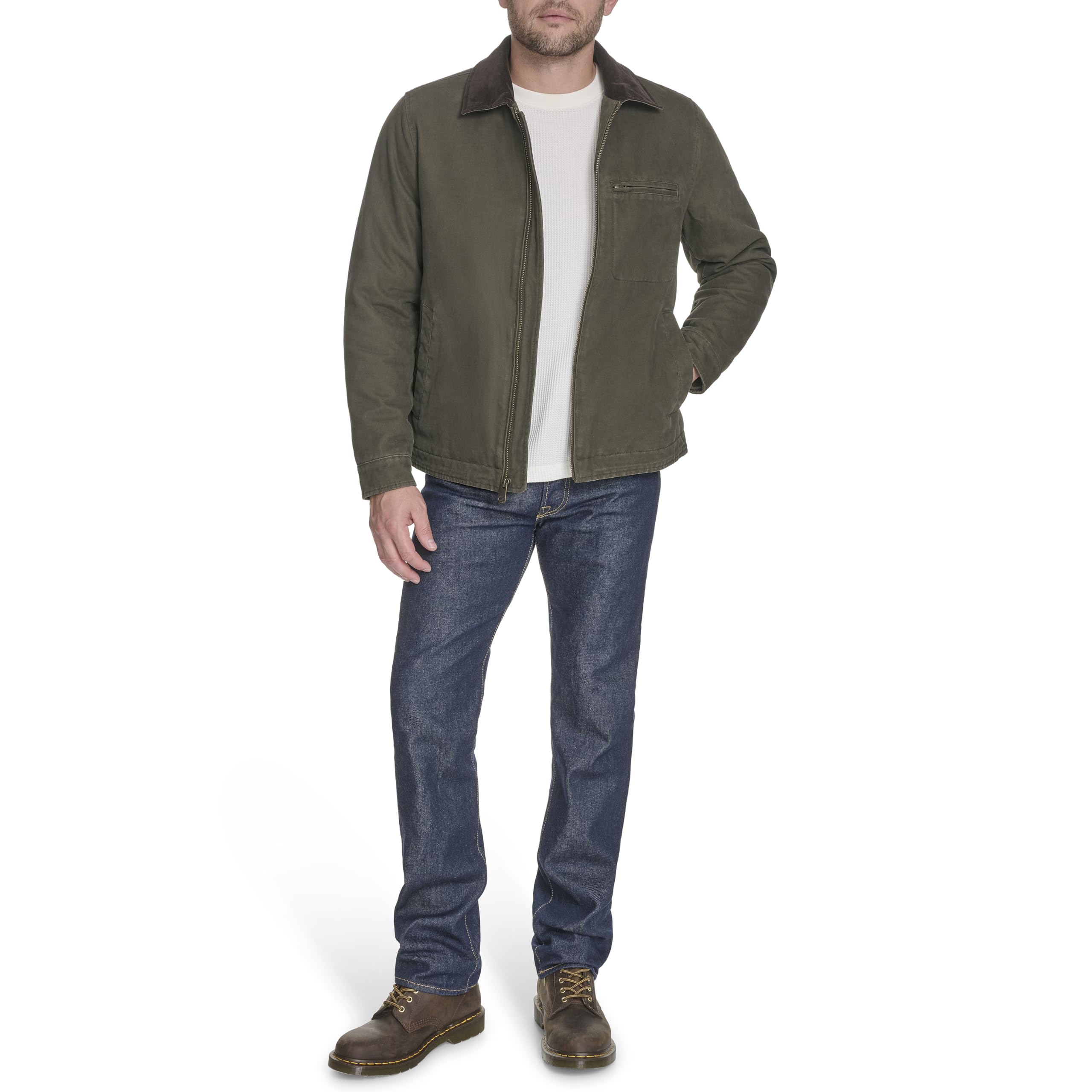 Levi's Herren Cotton Depot Jacket With Corduroy Collar Jacke (1er Pack)