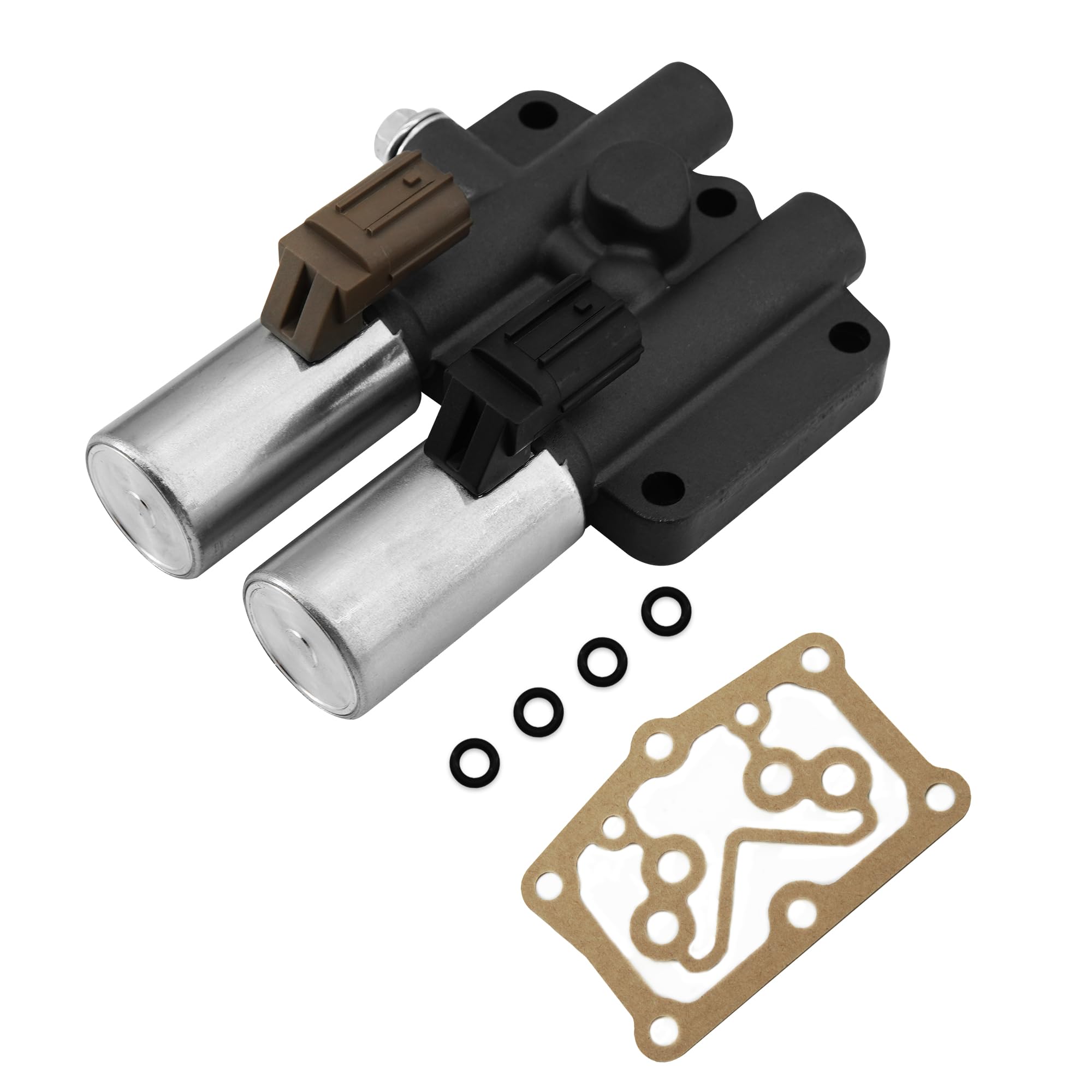 Ovabeyna 28260-RG5-004 Transmission Dual Linear Shift Solenoid with Gasket Compatible with 2012-2013 Honda Civic Compatible with 2009-2013 Honda