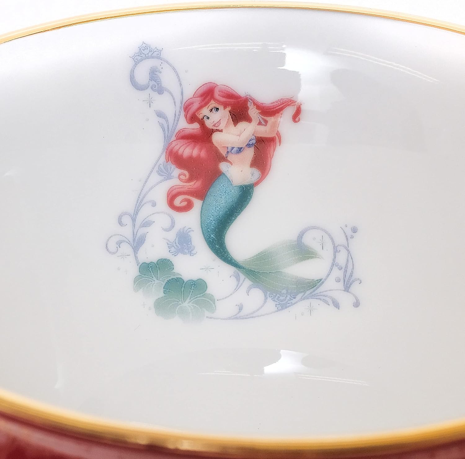 English Ladies Co. Disney Bone China Cup & Saucer : Ariel - The Little Mermaid - Image 2