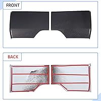 Vista 7 de Protector de parachoques trasero para auto compatible con Toyota Tundra 2022-2025, para guardabarros trasero lateral de camioneta, protector