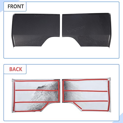 Miniatura 7 de Protector de parachoques trasero para auto compatible con Toyota Tundra 2022-2025, para guardabarros trasero lateral de camioneta, protector de