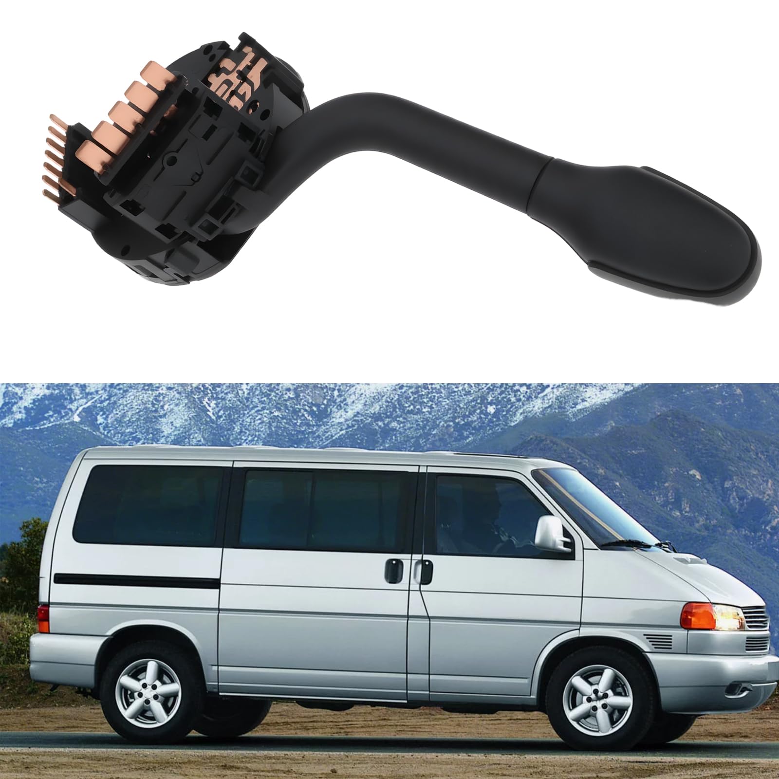 ECSiNG Interruttore indicatore di direzione per auto, 7D0953513B, compatibile con VW Transporter IV Bus 1990-2003