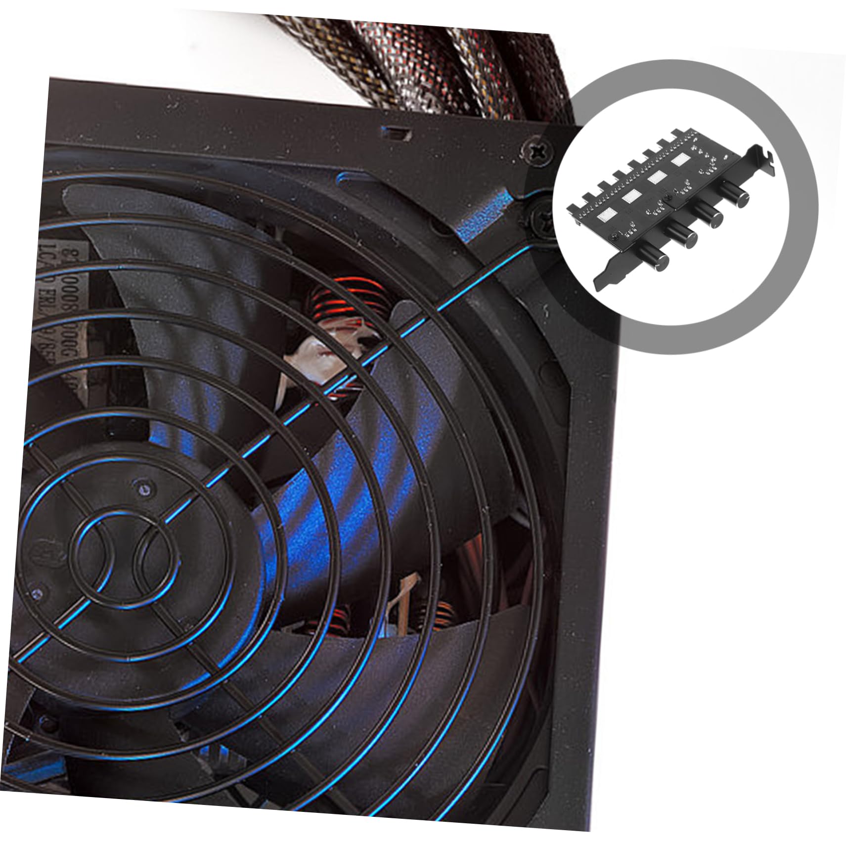 ARTIBETTER 3st Lüftersteuerung Lüfter-hub-controller Computer Kühler Hub Lüfterversorgung Lüfternabe Für Computerkühlung Fan-hub Für Desktop-computer Von Bürocomputern Leiterplatte