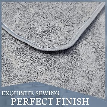 prosfalt 5 PCS Hand Towels with Hanging Loop for Bathroom and Kitchen, Hanging Band Towel - Ultra Soft and Highly Absorbent Microfiber Coral Fleece, Quick Drying, Machine Washable
