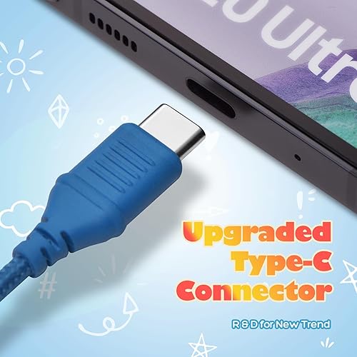 Miniatura 2 de Auriculares para niños para la escuela, auriculares USB tipo C actualizados 2024 con micrófono, auriculares con cable para niños y niñas con