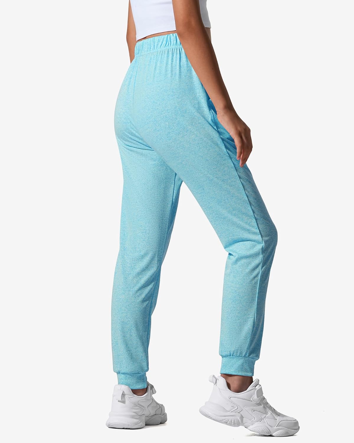 Auranso Girls Joggers 3 Pack Quick Dry Casual Sweatpants Kids Athletic Lounge Joggers Boys Active Running Pants with Pockets - Image 2