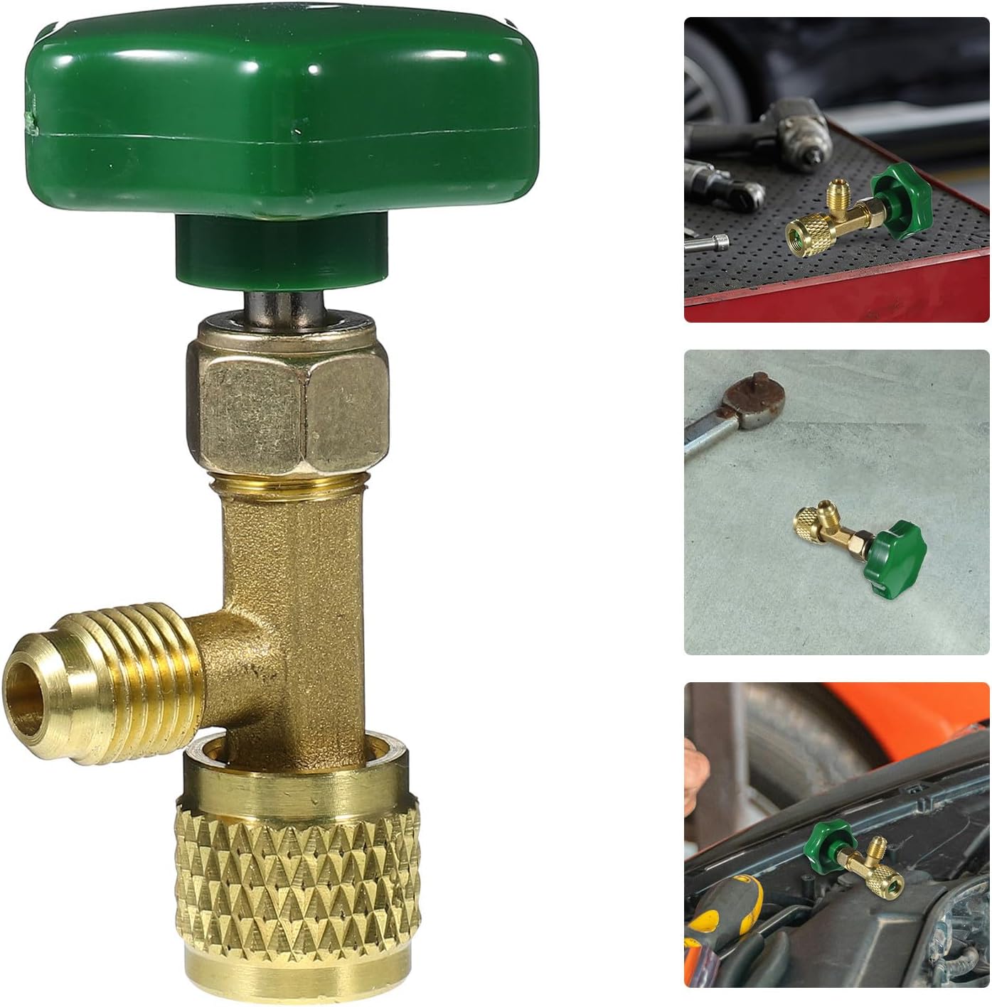 Universal Refrigerant Charging Brass Safety Valve for Air Conditioner