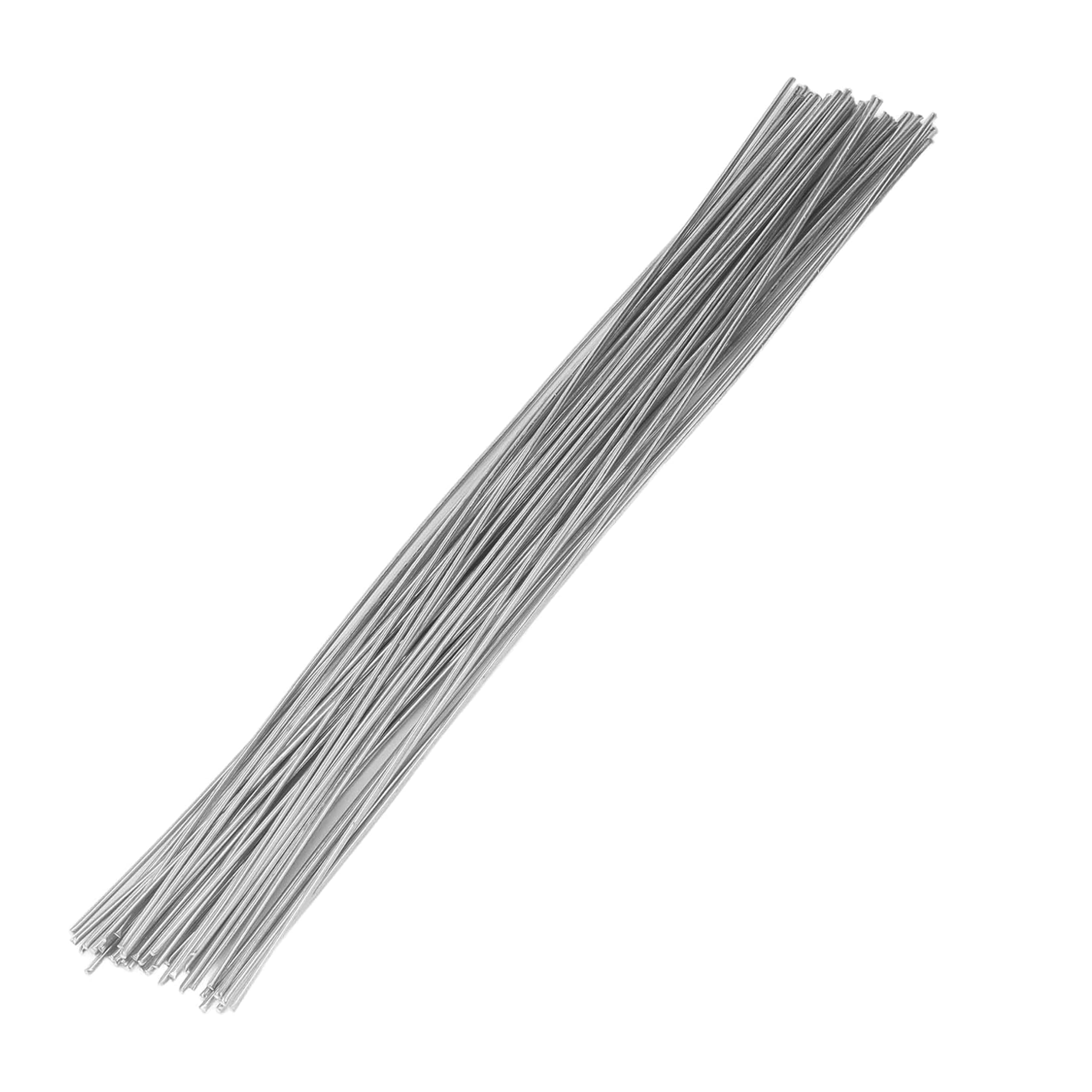 VARDHMAN 100 pcs Nickel Coated Steel Color Stem Wire 18 gauge Bendable Craft Wire for Sculpting, DIY Flower Arrangement Accessories, Doll Making & Cake Modeling – 12 inch-picture-12