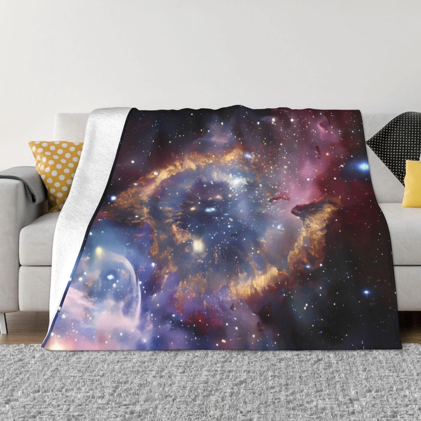 Couverture en flanelle pour lit et canapé - Cadeau douceur salon