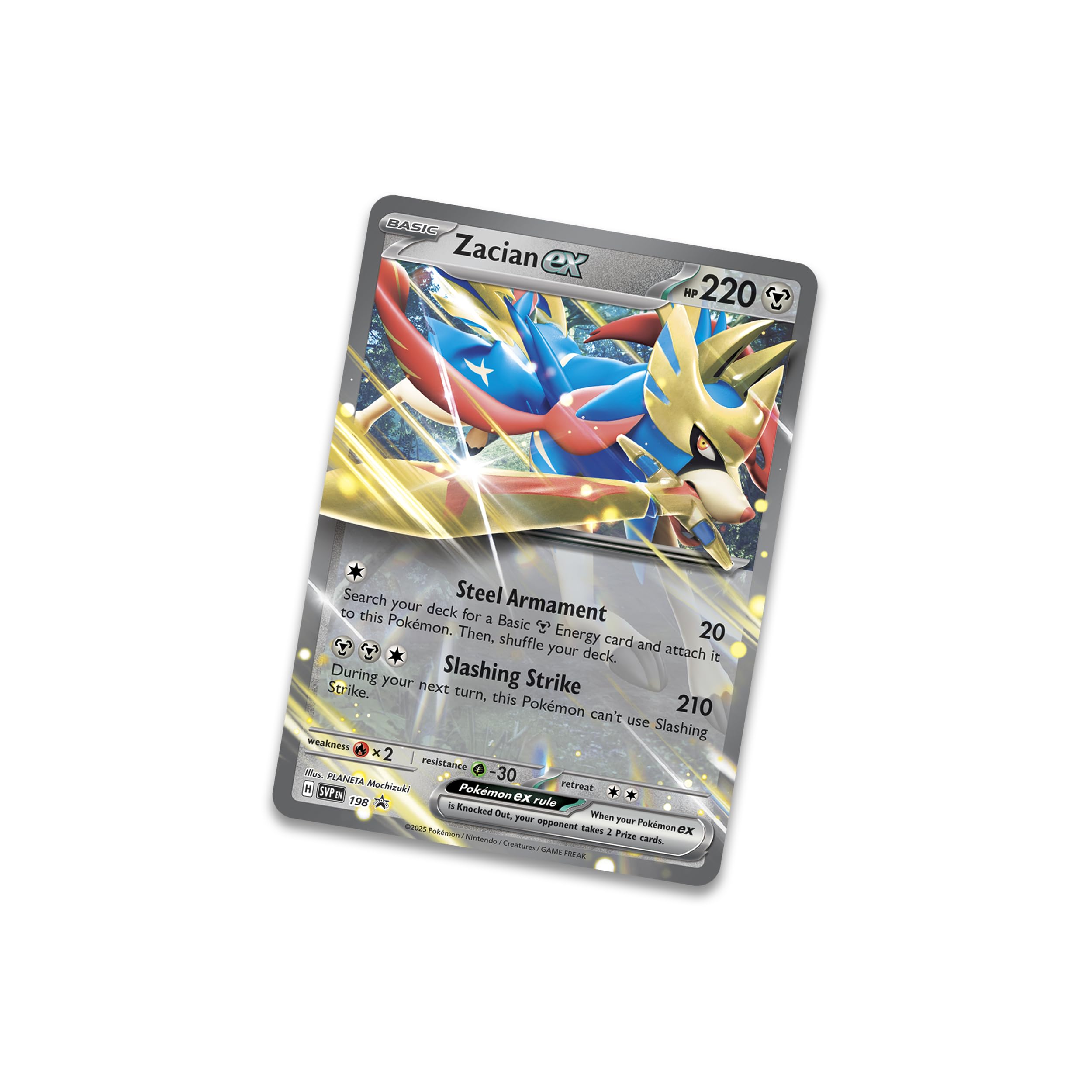 Amazon.com: Pokémon TCG: Slashing Legends Tin – Zacian ex (1 Foil