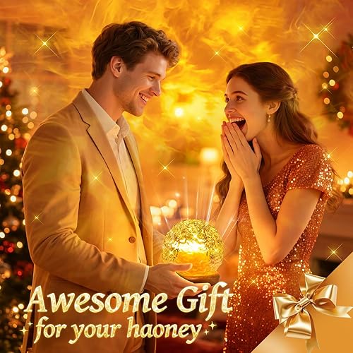 Miniatura 6 de Mubarek Proyector de luz de cristal, 216 modos de iluminación ambiental para dormitorio, control remoto y USB, luces de habitación para dormitorio,