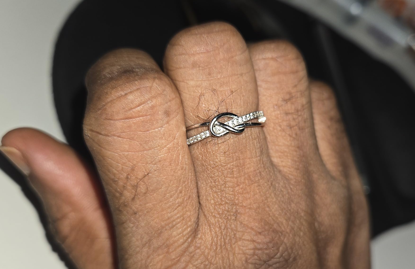 Mother and Daughter Forever Linked Ring