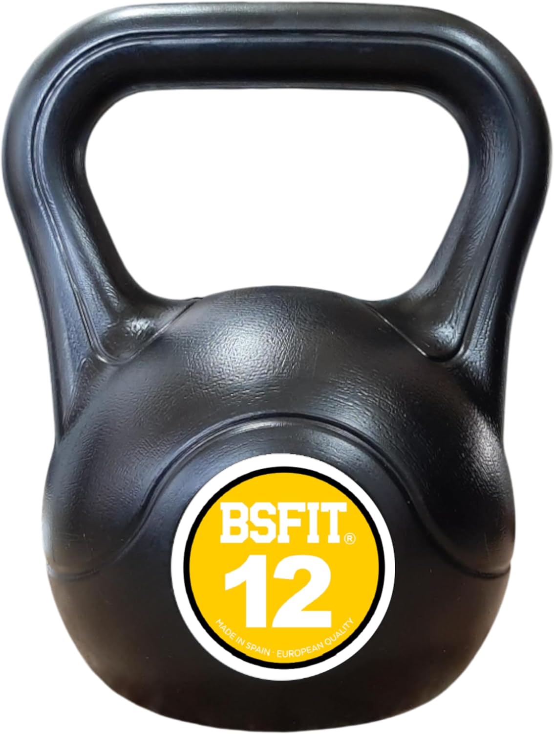 Pesa Rusa Kettlebell Fabricada en España, Agarre Ergonómico, Base Estable, Entrenamiento de Fuerza y Fitness, 3 a 14 kg