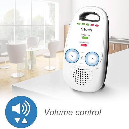Miniatura 6 de Monitor digital para bebés VTech Safe & Sound, Monitor con dos unidades para padres, paquete de de 1, Blanco