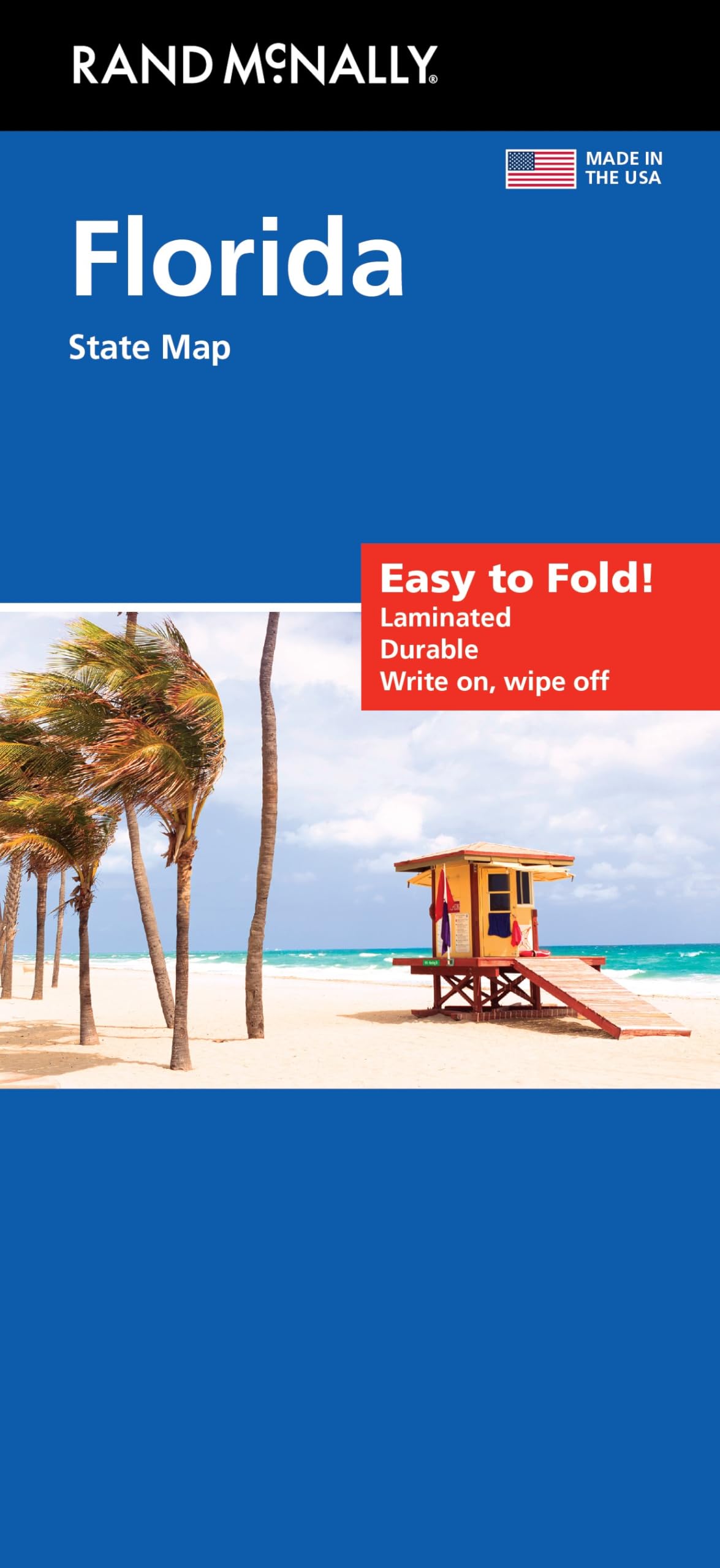 Rand McNally Easy to Fold: Florida State Laminated Map