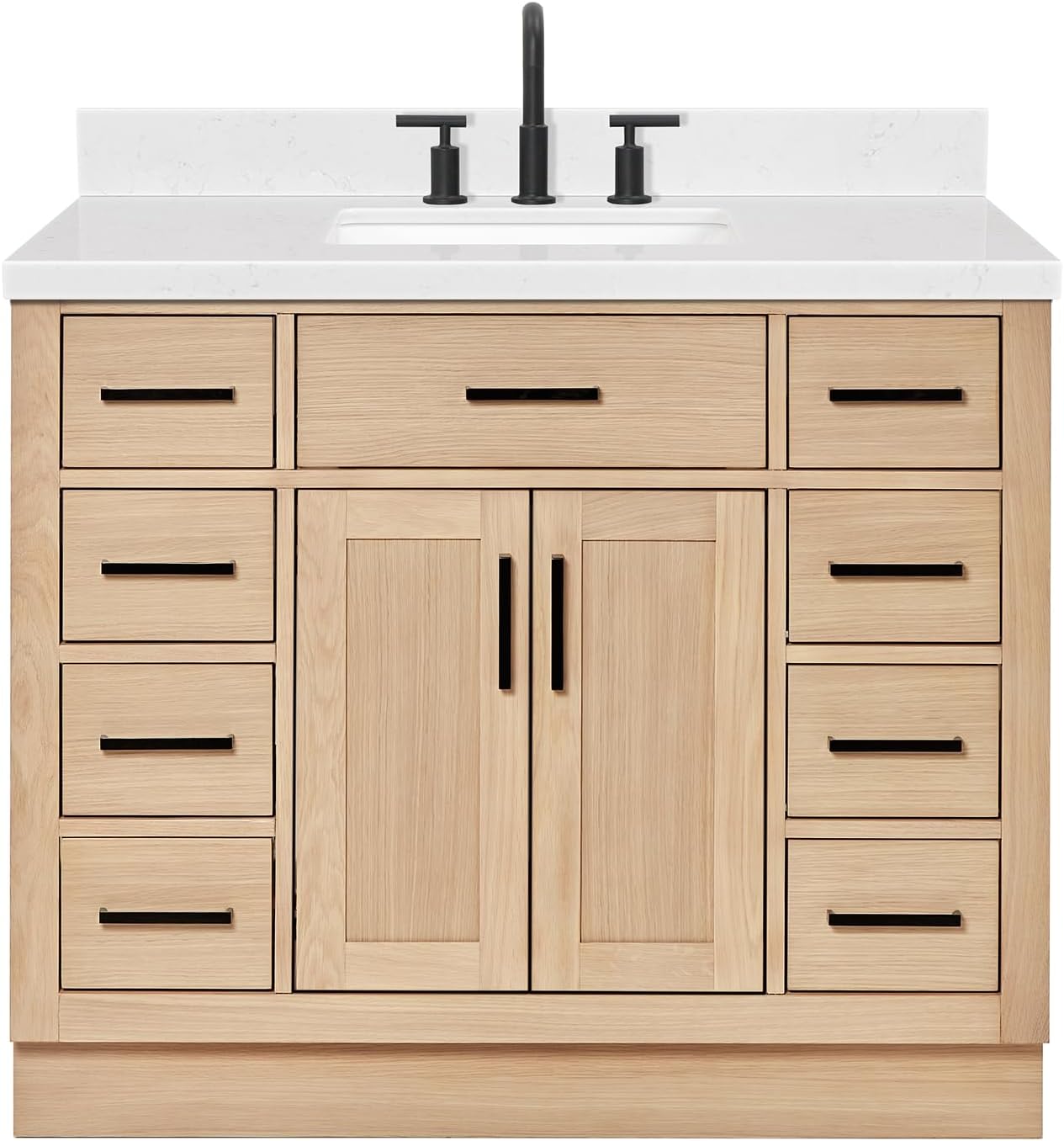 Amazon.com: ARIEL 42" Inch Bathroom Vanity with Single Sink, American ...