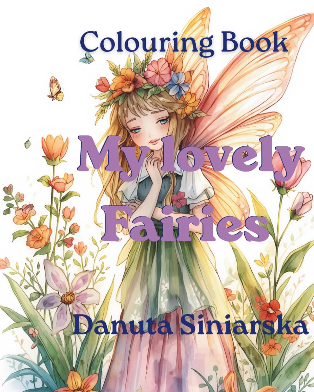 Simply My Lovely Fairies: Colouring Book