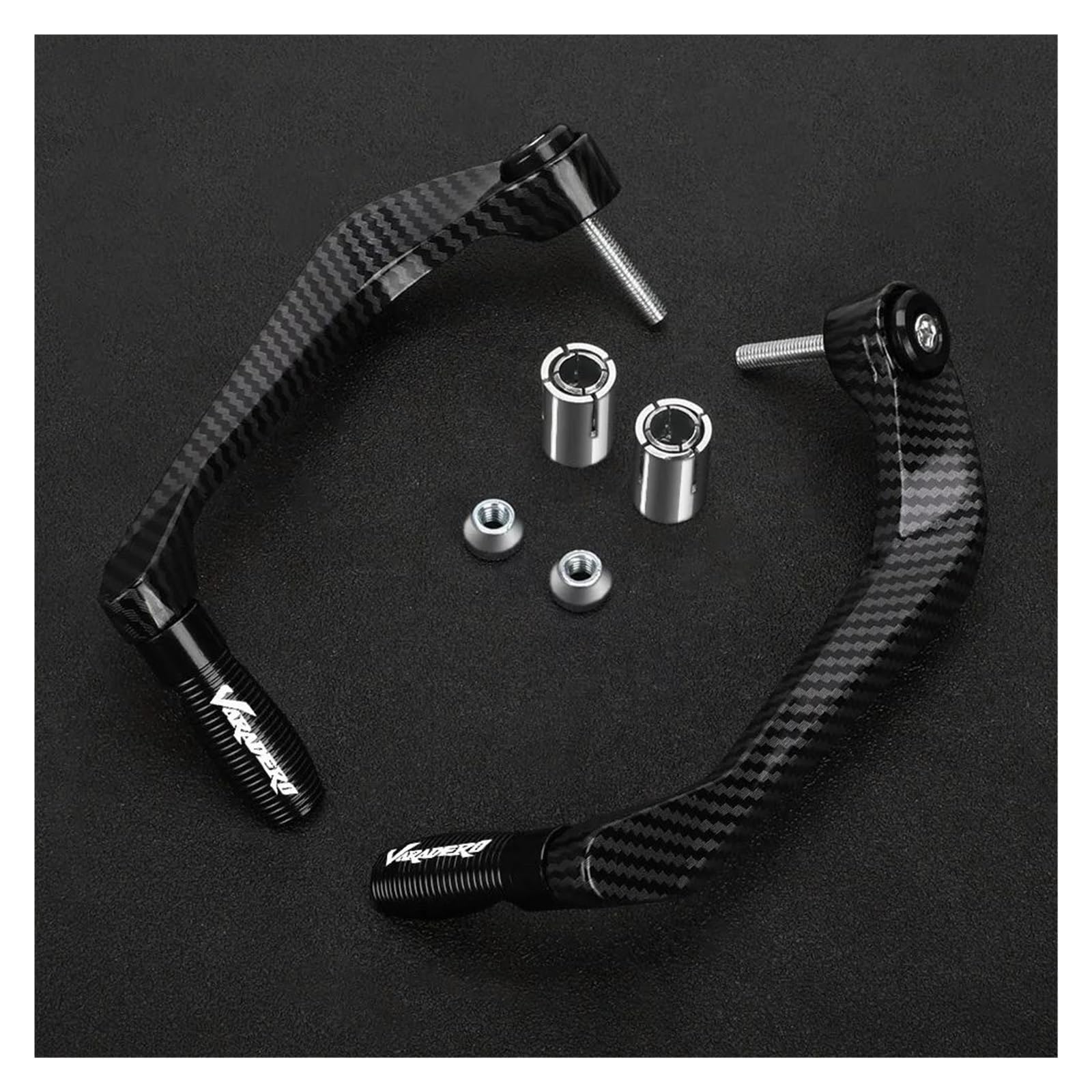 Hgycdnjf Zwart For Xl125v Xl1000v Varadero Xl 125 1000 V 125V Motorcycle Cnc Handlebar Brake Clutch Lever Hand Guard Protector Handguard(Zwart)