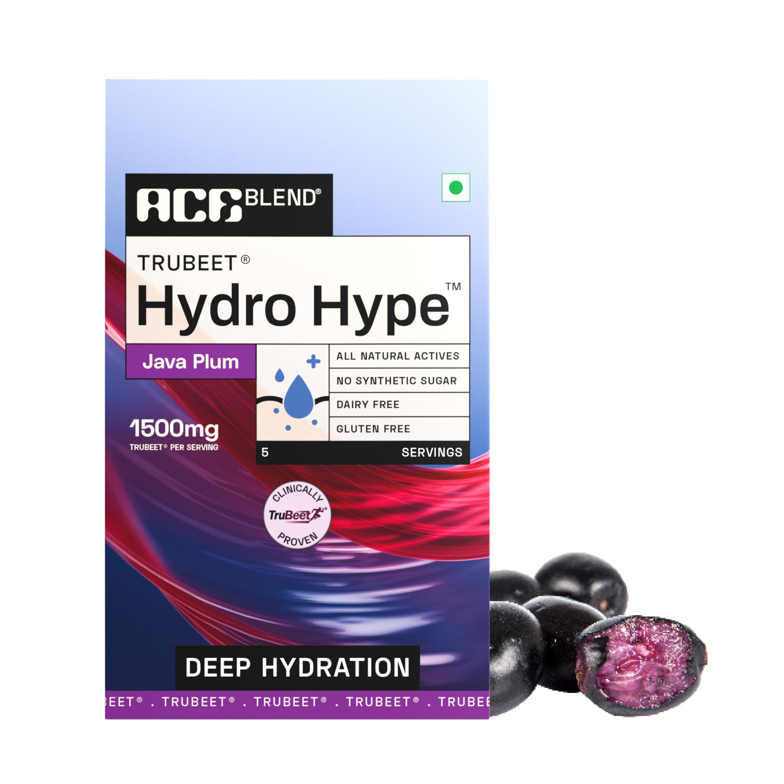 Ace Blend Hydro Hype (15 Sachets) | Energy & Blood Flow | Instant Hydration | Full-Spectrum Electrolytes | 100% Natural Beetroot Extract with Multi Vitamins & Minerals | Spicy Guava - For Men & Women — Amazon image 11