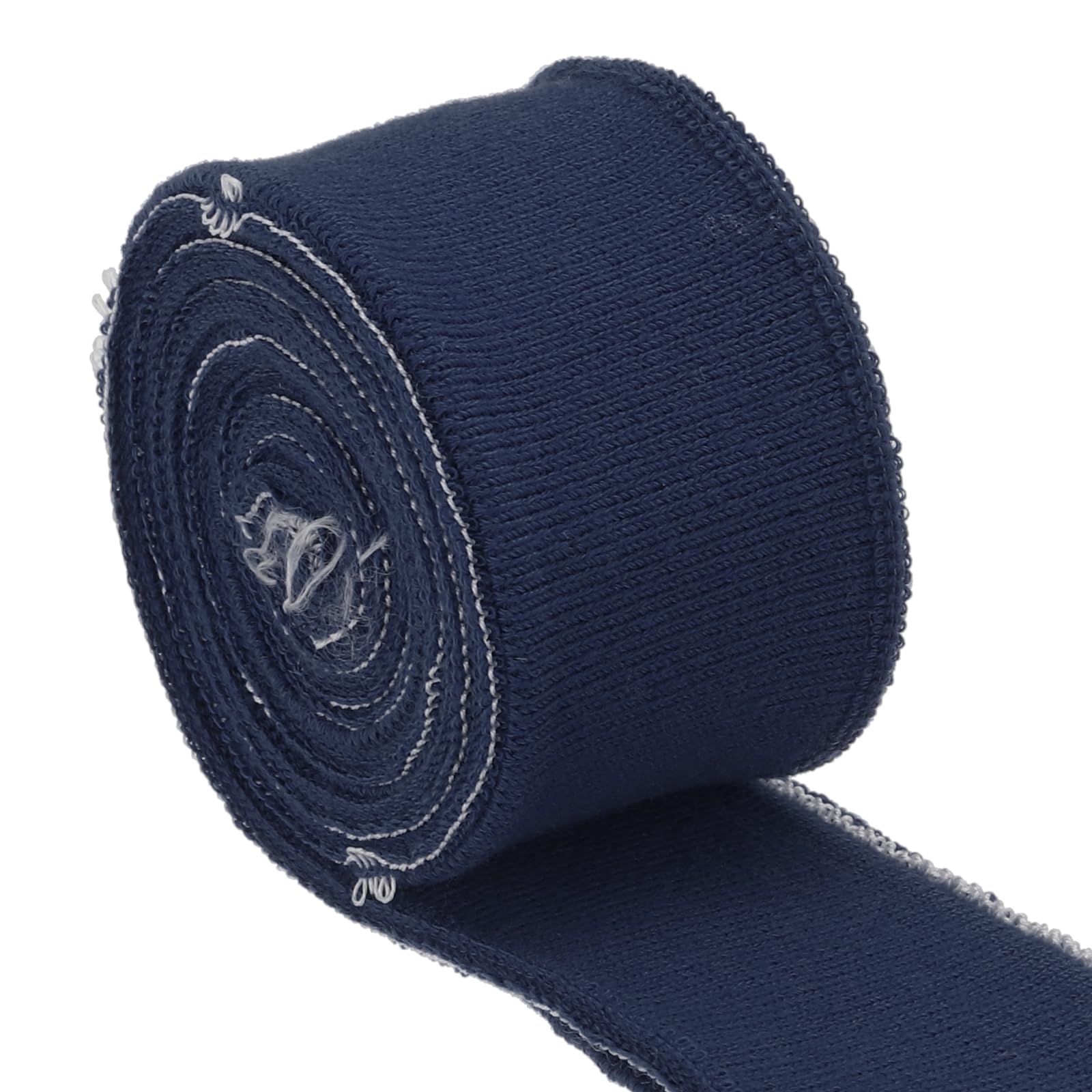 Rebower 3.5cm x 80m Elastic Cuffs for Sewing Knitted Ribbed Cotton Fabric Sleeves Waistband Ribbed Trim - Image 4