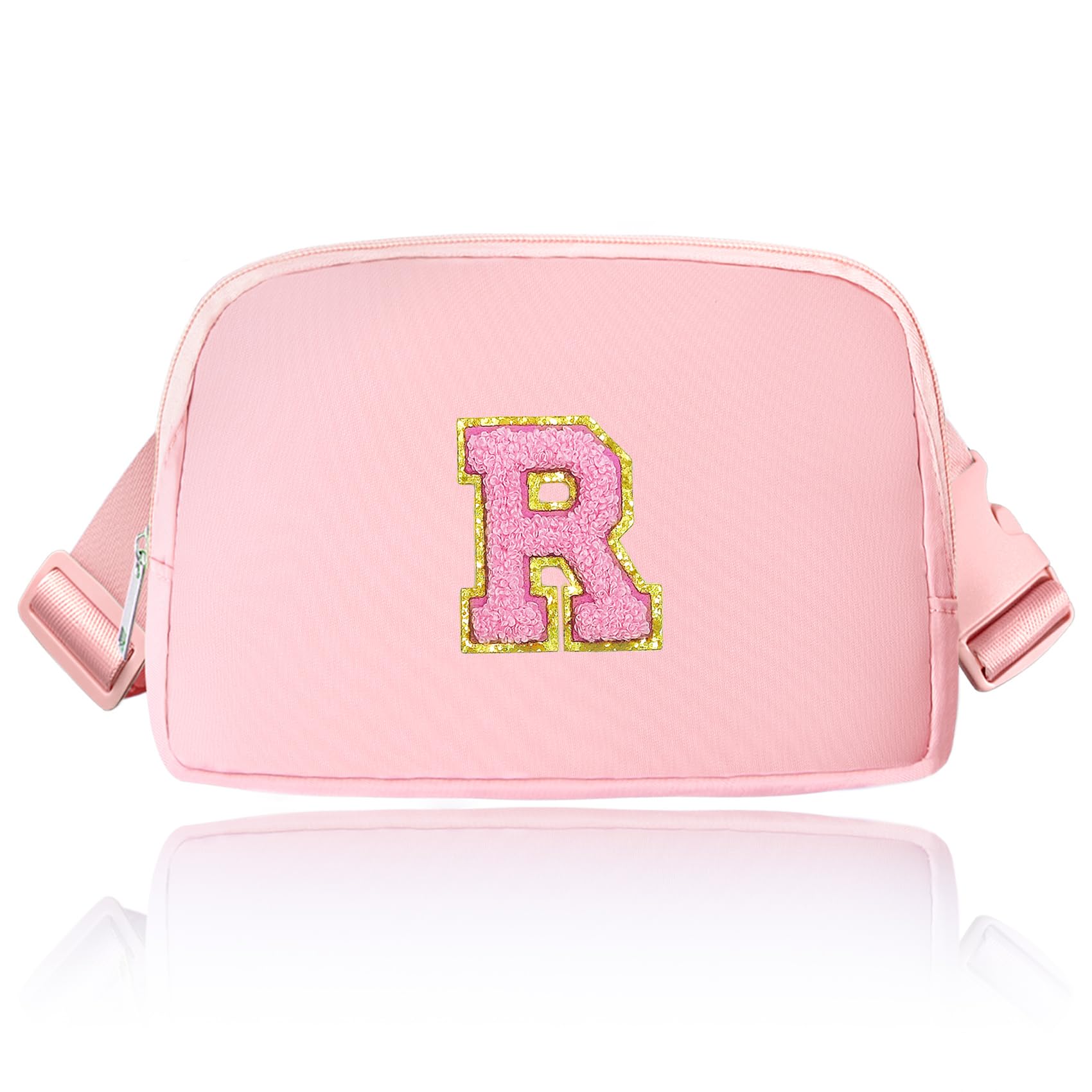 Janhavi Fanny Packs for Women, Graduation Gift for Teens Kids Daughter Sister Her, Preppy Waist Pack with Adjustable Strap, Mini Crossbody Pack for