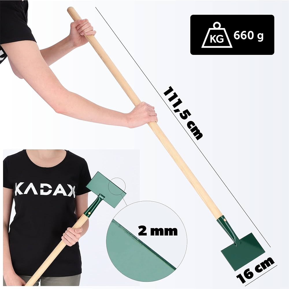 TuinSchep Deense leger schep met lange houten steel - 105 cm - origineel | Deense leger