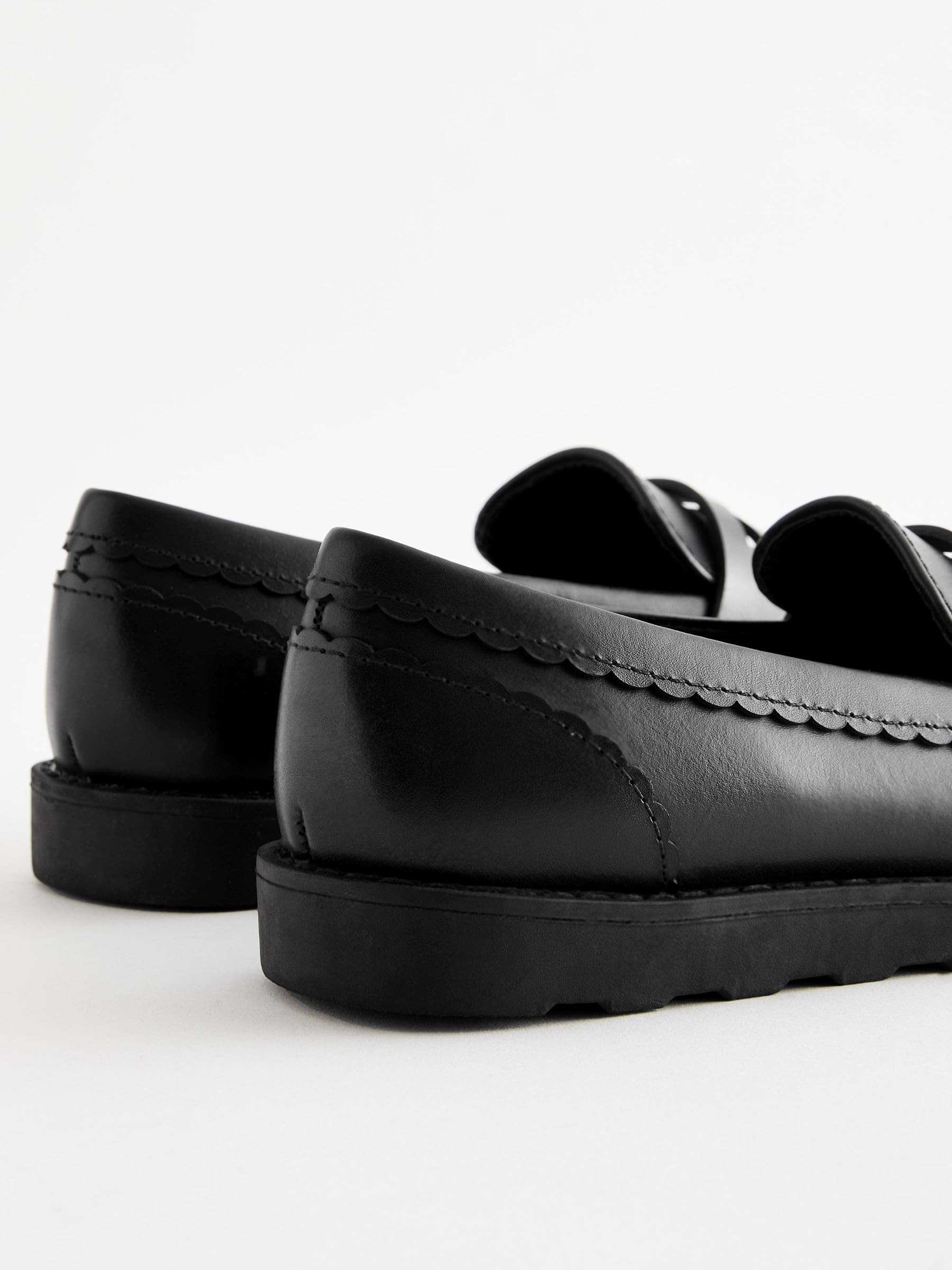 NEXT Fille Mocassins d'école en Cuir