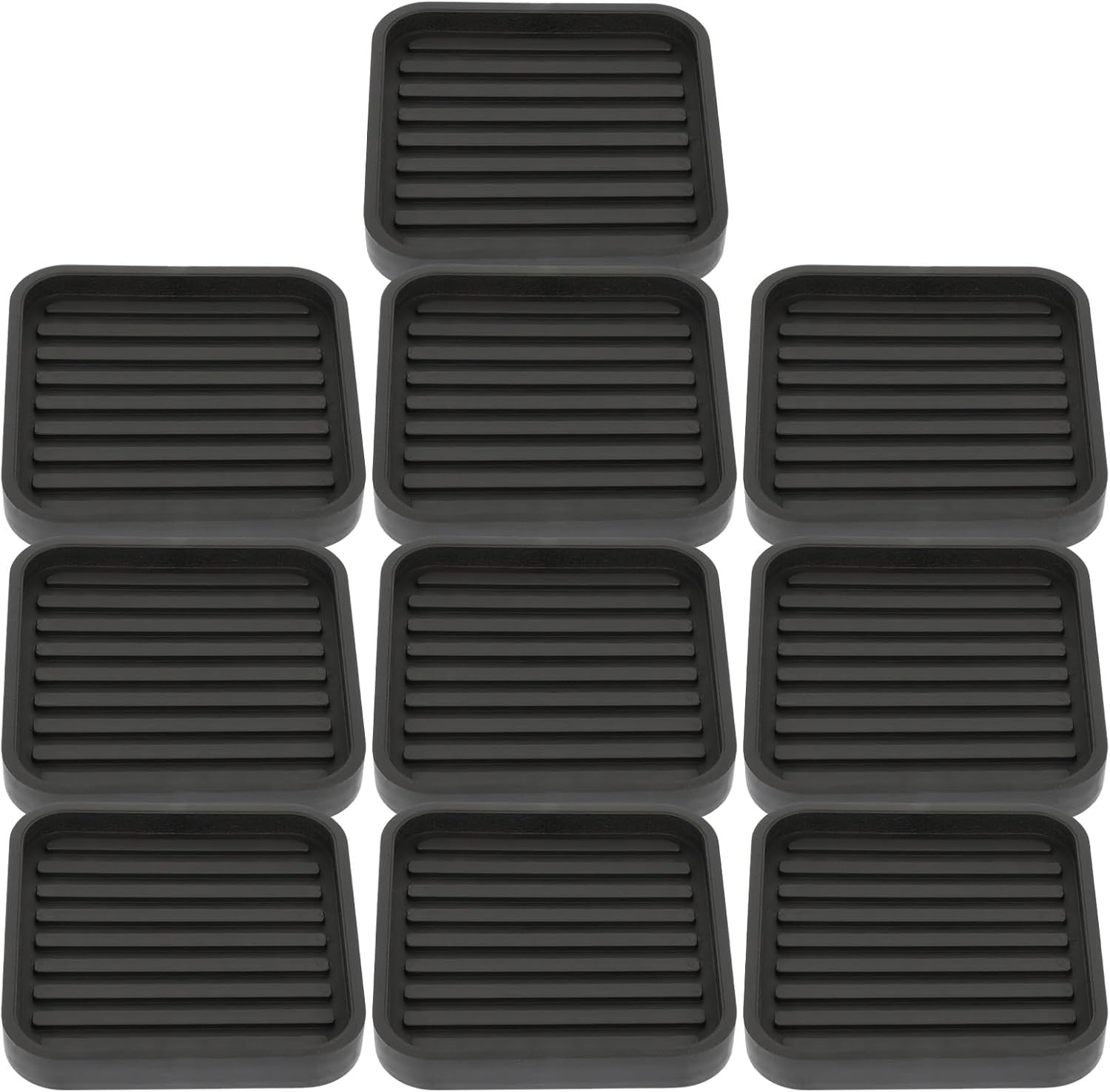 8pcs Silicone Furniture Leg Pads Anti-Slip Floor Protectors for Sofa Table Chair Feet Risers Rubber Mats for Hardwood and Carpet Floors