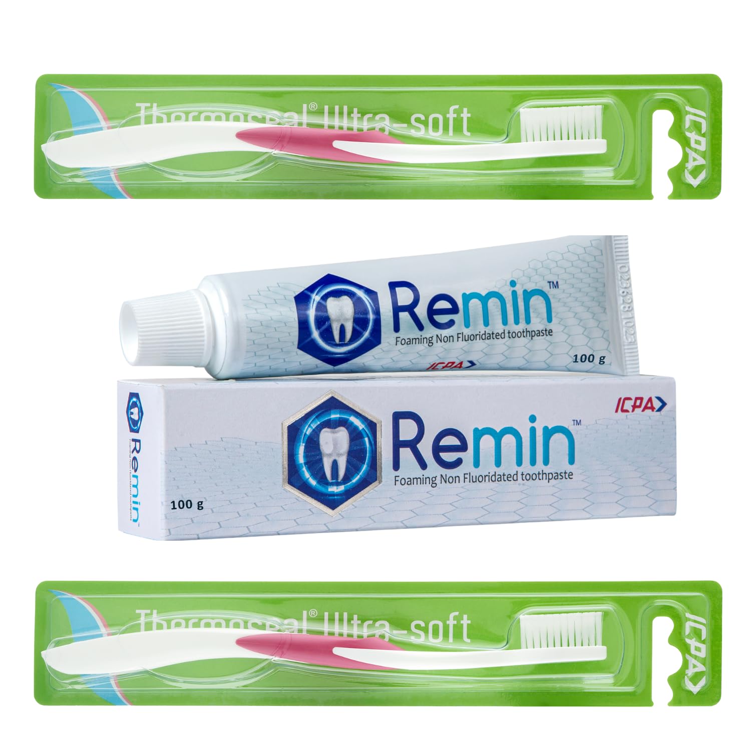 ICPA Remin Sensitivity Prevention Toothpaste, 100 gm – (Pack Of 1) and Thermoseal Ultrasoft Toothbrush - (Pack Of 2)-picture-11