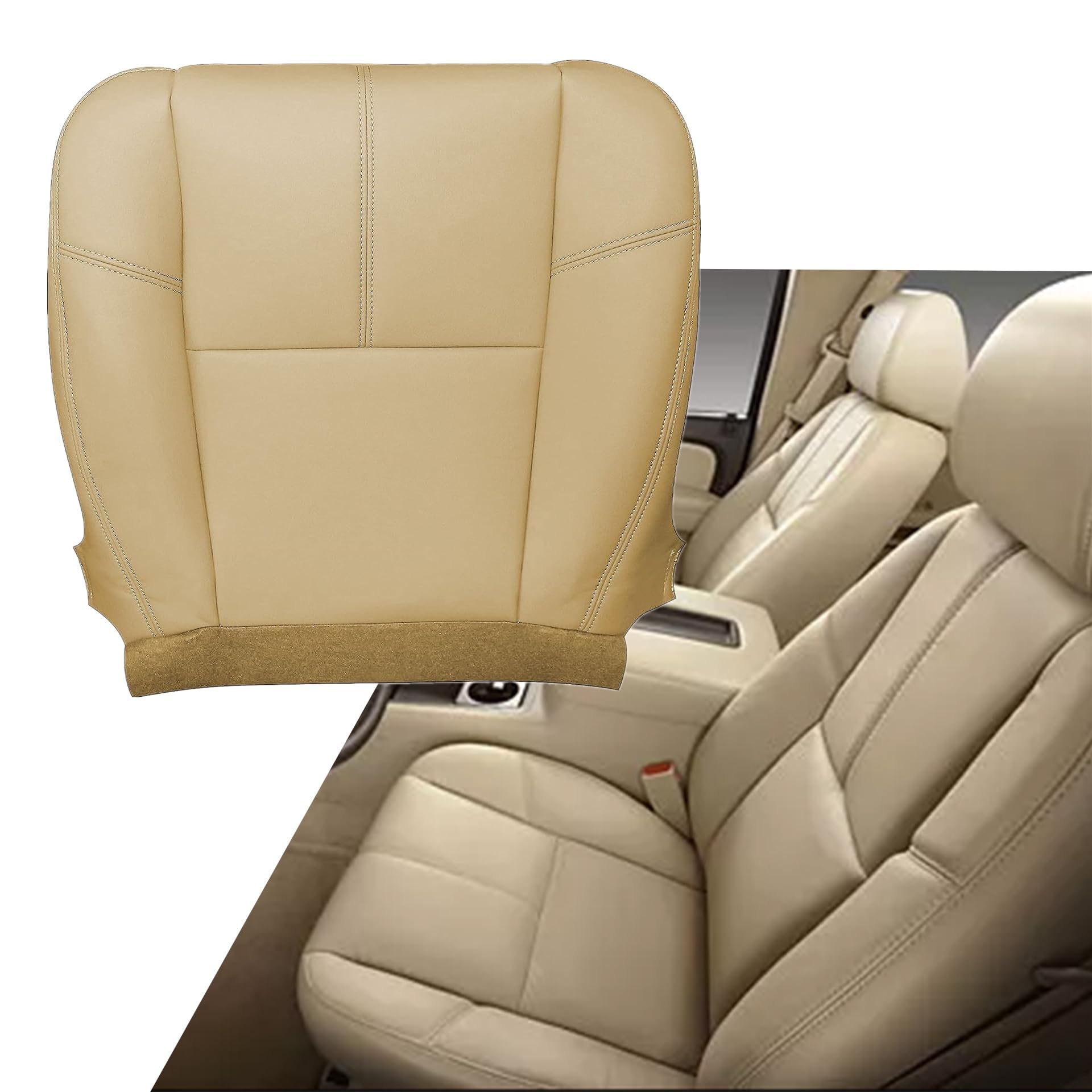 GXARTS Autositzbezug, passend für Chevy Suburban Lawine, Silverado, Kunstleder, wasserdicht, rutschfest, Auto-Vordersitz